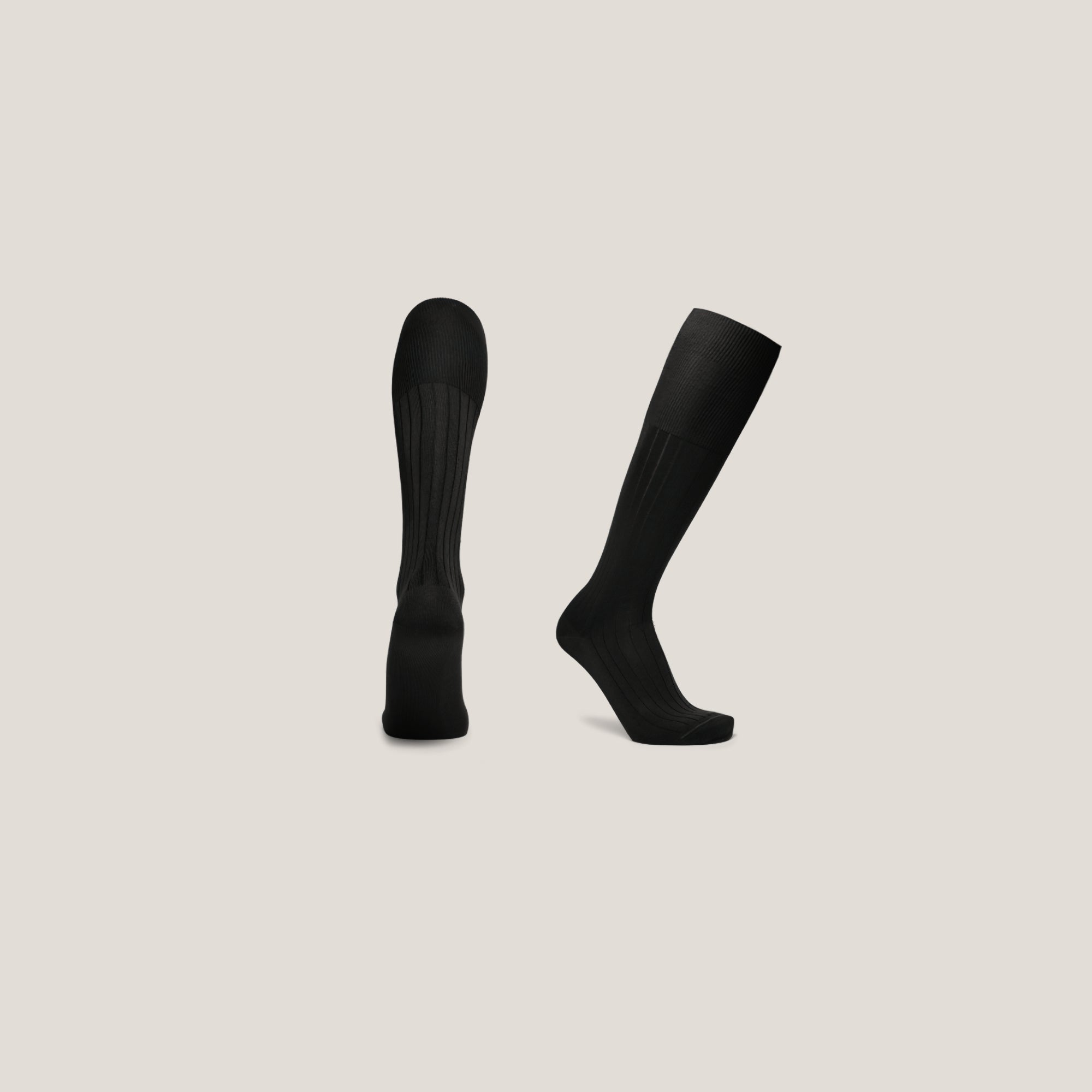 High Knee Anthracite Socks - Reinhard Frans - socks