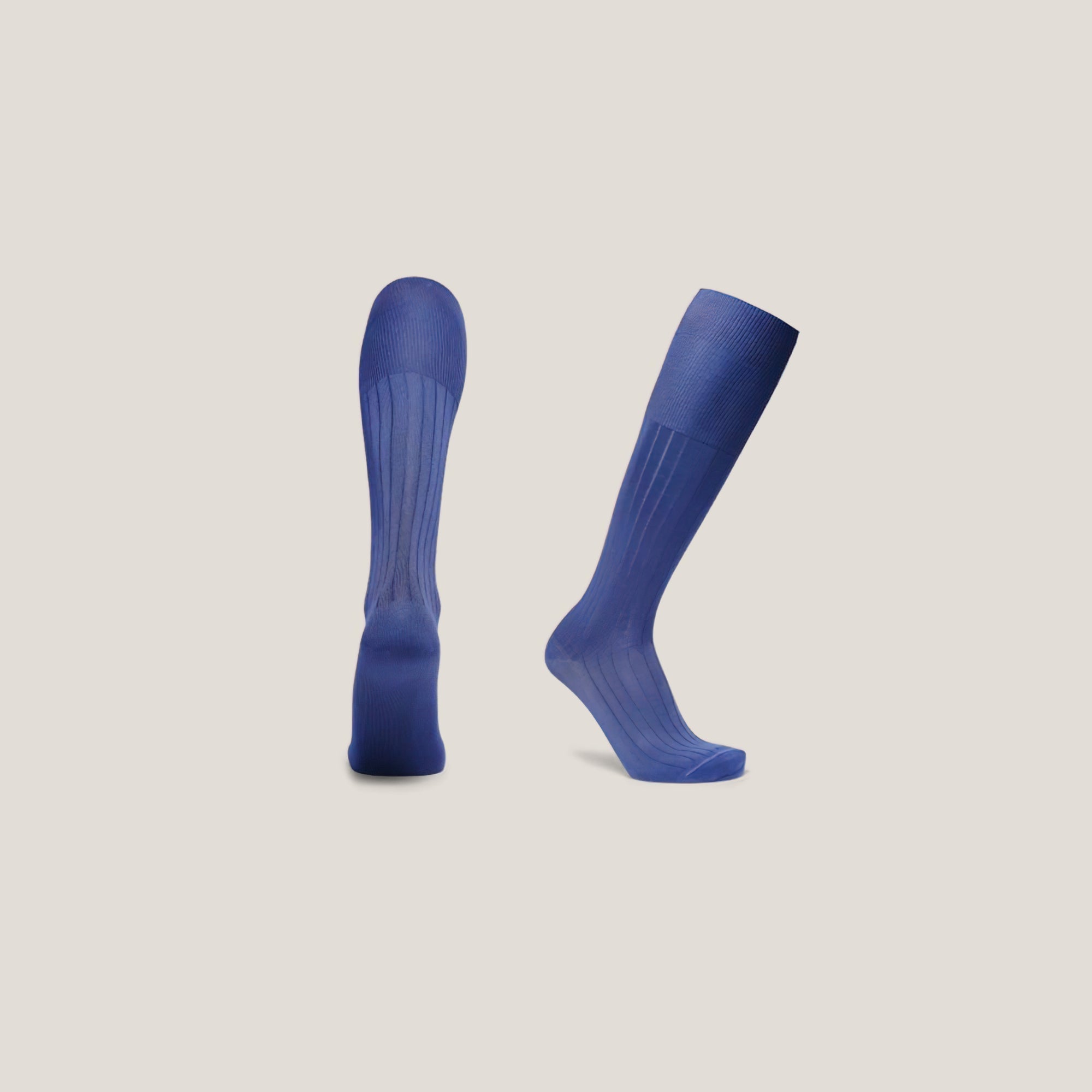 High Knee Royal Navy Socks - Reinhard Frans - socks