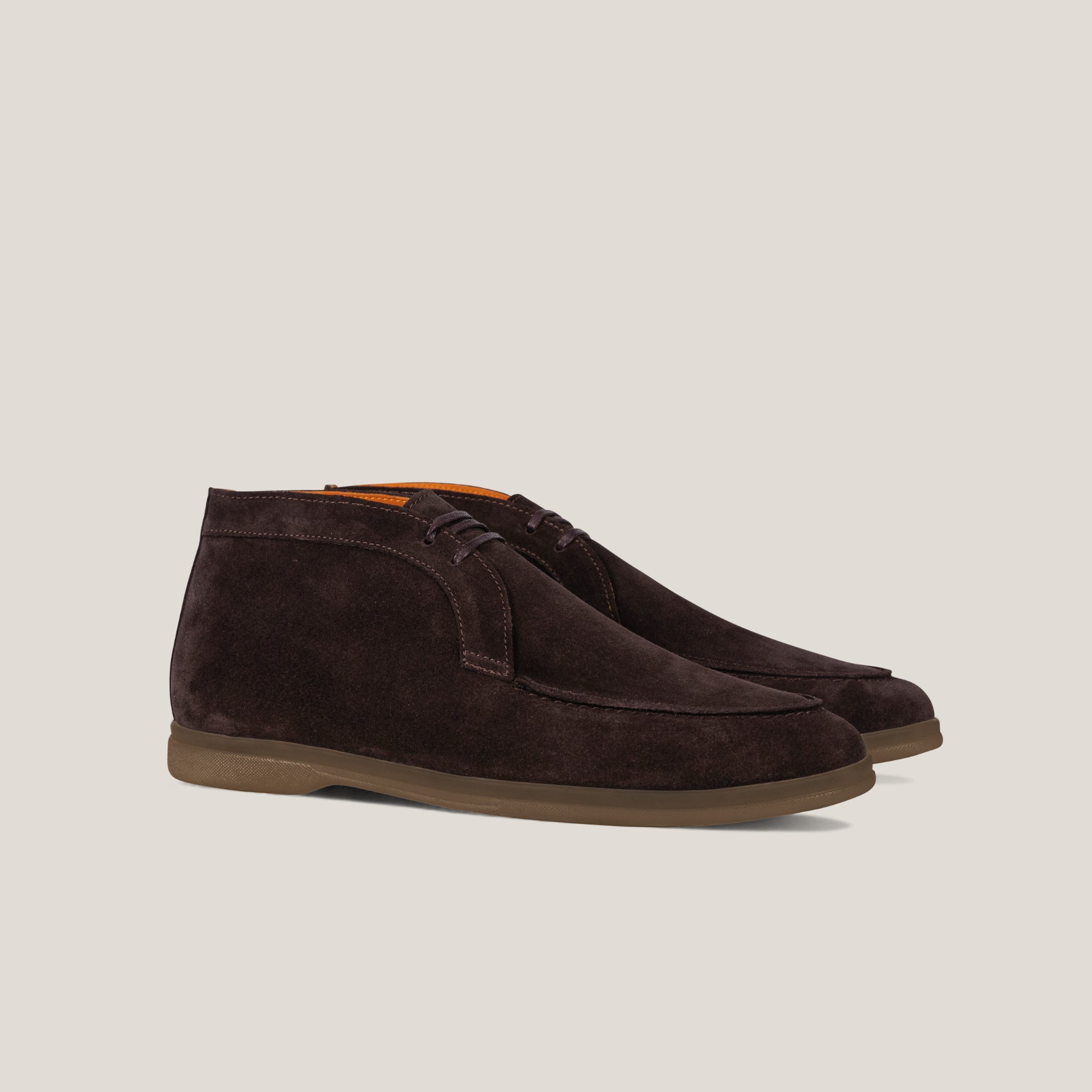 Lecco - Dark Brown Suede - Chukkas