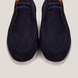 Lecco - Dark Navy Suede - Chukkas