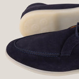 Lecco - Dark Navy Suede - Chukkas