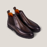 Livorno Country - Saddle Brown Patina Leather - Chelsea Boots