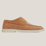 Lucca Beige Suède Derby Schoenen