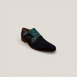 Monte Carlo - Navy Suede & Ocean Croco - Size 41 | Reinhard Frans