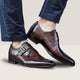 NY24 Saddle Patina Vitello - Reinhard Frans - Monkstrap