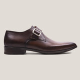 NY24 Saddle Brown Single Monk Shoes