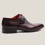 NY24 Saddle Brown Single Monk Shoes