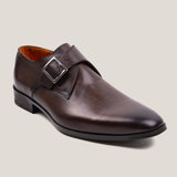 NY24 Saddle Brown Single Monk Shoes