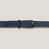 Ocean Blue Suede Belt