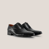 Oxford - Black Leather - Cap Toe Oxfords