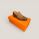 Portofino - Cognac Custom Croco Patina - Size 38 | Reinhard Frans
