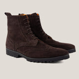 Ravenna Dark Brown Suede