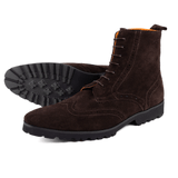 Ravenna Dark Brown Suede