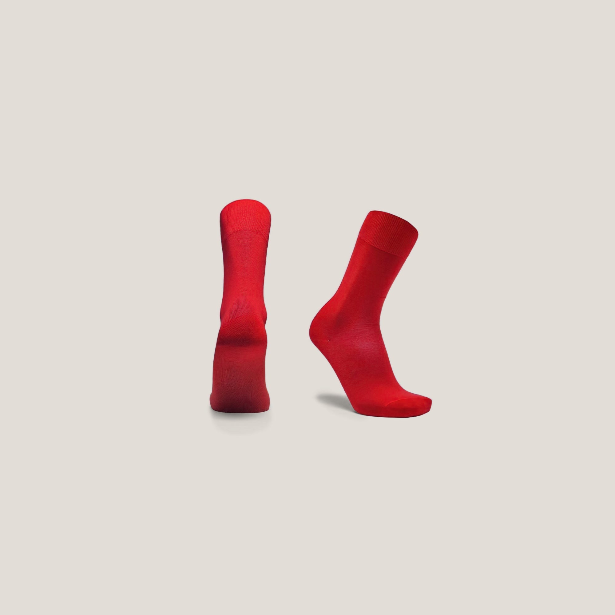 Red Merino Wool Socks - Reinhard Frans - socks