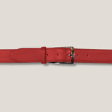 Red Patina Leather Belt