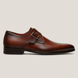 Roma Terra d'Oro Bruine Leren Monk Strap voor heren