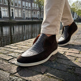 Savona - Chocolate Brown Edges Croco - Loafer