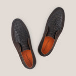 Men's Savona - Chocolate Brown Edges Croco - Loafer - Reinhard Frans - All season Boots