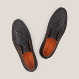 Men's Savona - Chocolate Brown Edges Croco - Loafer - Reinhard Frans - All season Boots