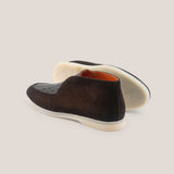 Men's Savona - Chocolate Brown Edges Croco - Loafer - Reinhard Frans - All season Boots