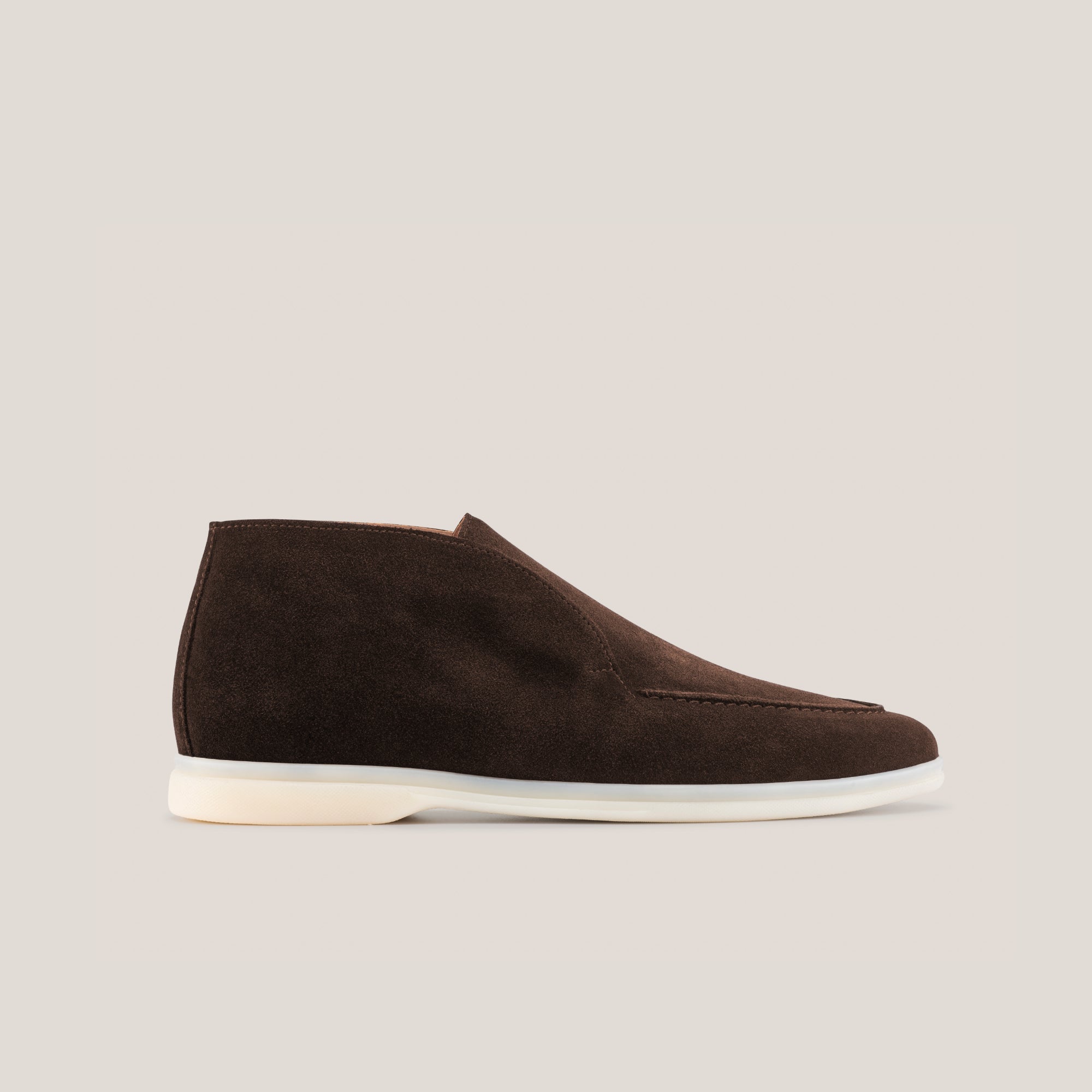 Men's Savona - Dark Brown Suede - Loafer - Reinhard Frans - All season Ankle Loafers