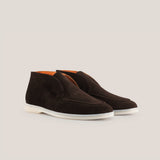 Men's Savona - Dark Brown Suede - Loafer - Reinhard Frans - All season Ankle Loafers