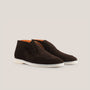 Men's Savona - Dark Brown Suede - Loafer - Reinhard Frans - All season Ankle Loafers