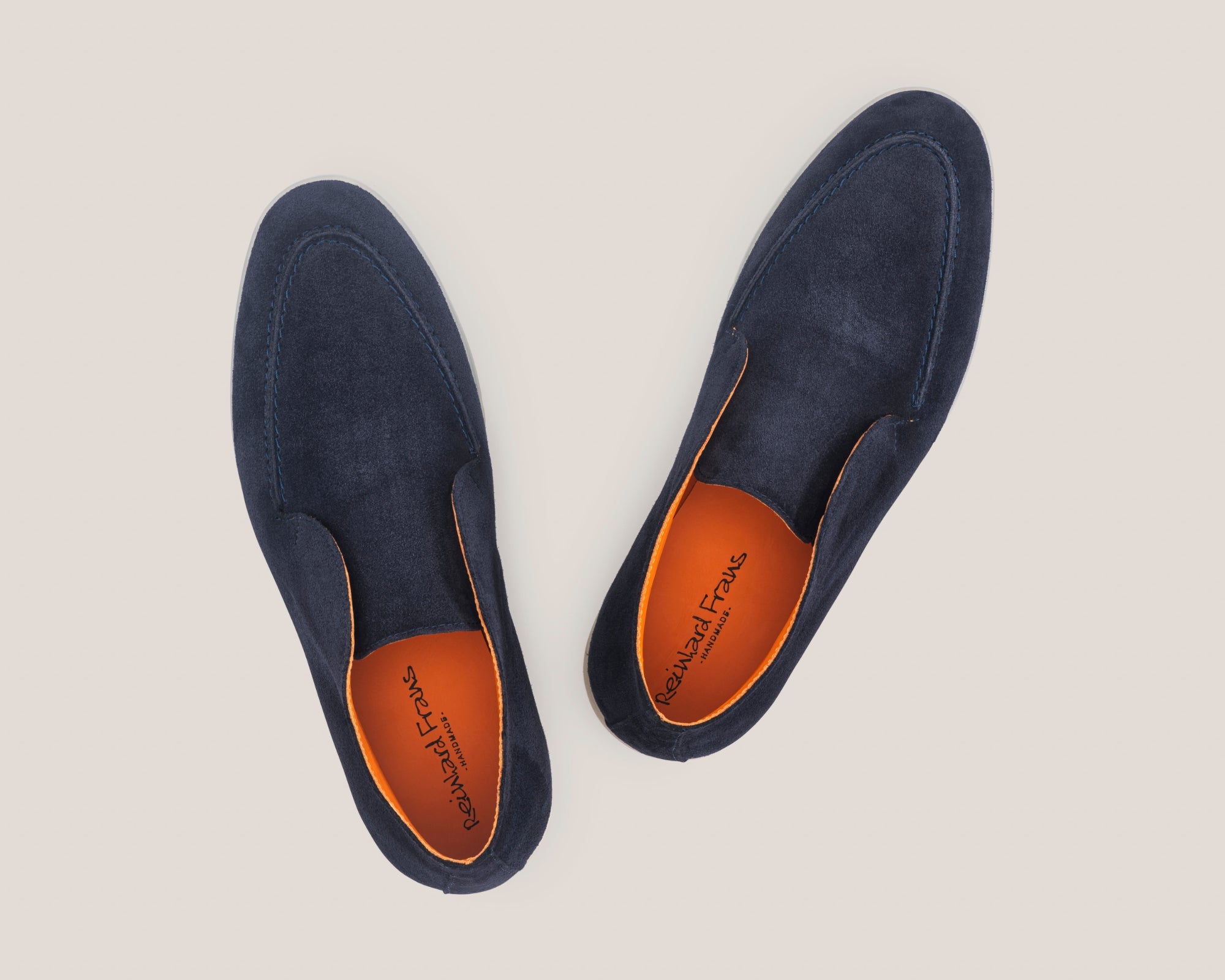 Men's Savona - Dark Navy Suede - Loafers - Reinhard Frans - Summer Ankle Loafers