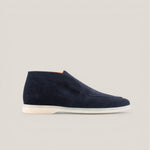 Men's Savona - Dark Navy Suede - Loafers - Reinhard Frans - Summer Ankle Loafers