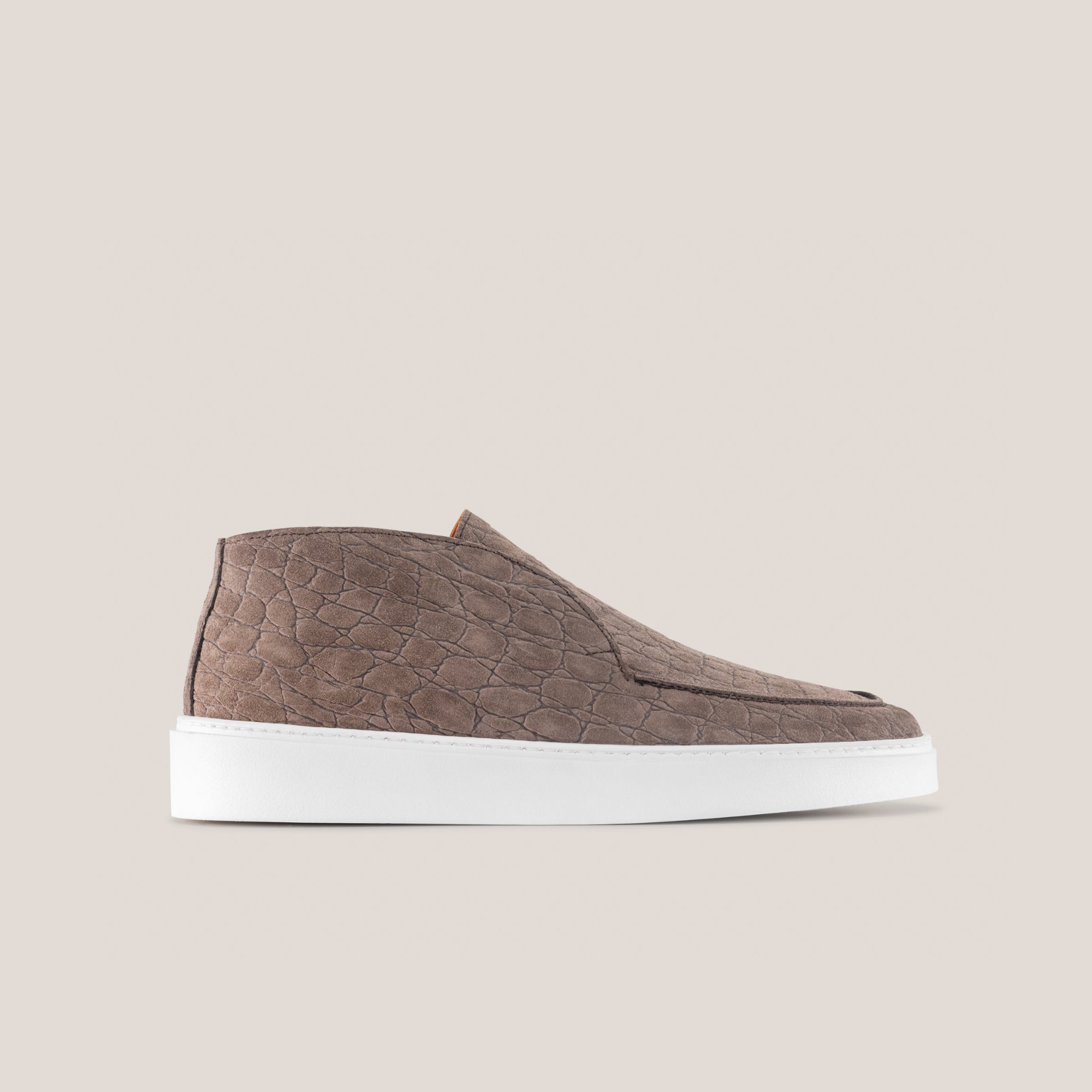 Men's Savona - Elephant Grey Suede - Loafers - Reinhard Frans - All season Ankle Loafers