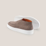 Men's Savona - Elephant Grey Suede - Loafers - Reinhard Frans - All season Ankle Loafers
