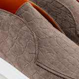 Men's Savona - Elephant Grey Suede - Loafers - Reinhard Frans - All season Ankle Loafers