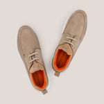Soho 01 V² - Cappuccino Suede - Sneaker — detail view | Reinhard Frans
