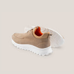 Soho 01 V² - Cappuccino Suede - Sneaker — back view | Reinhard Frans