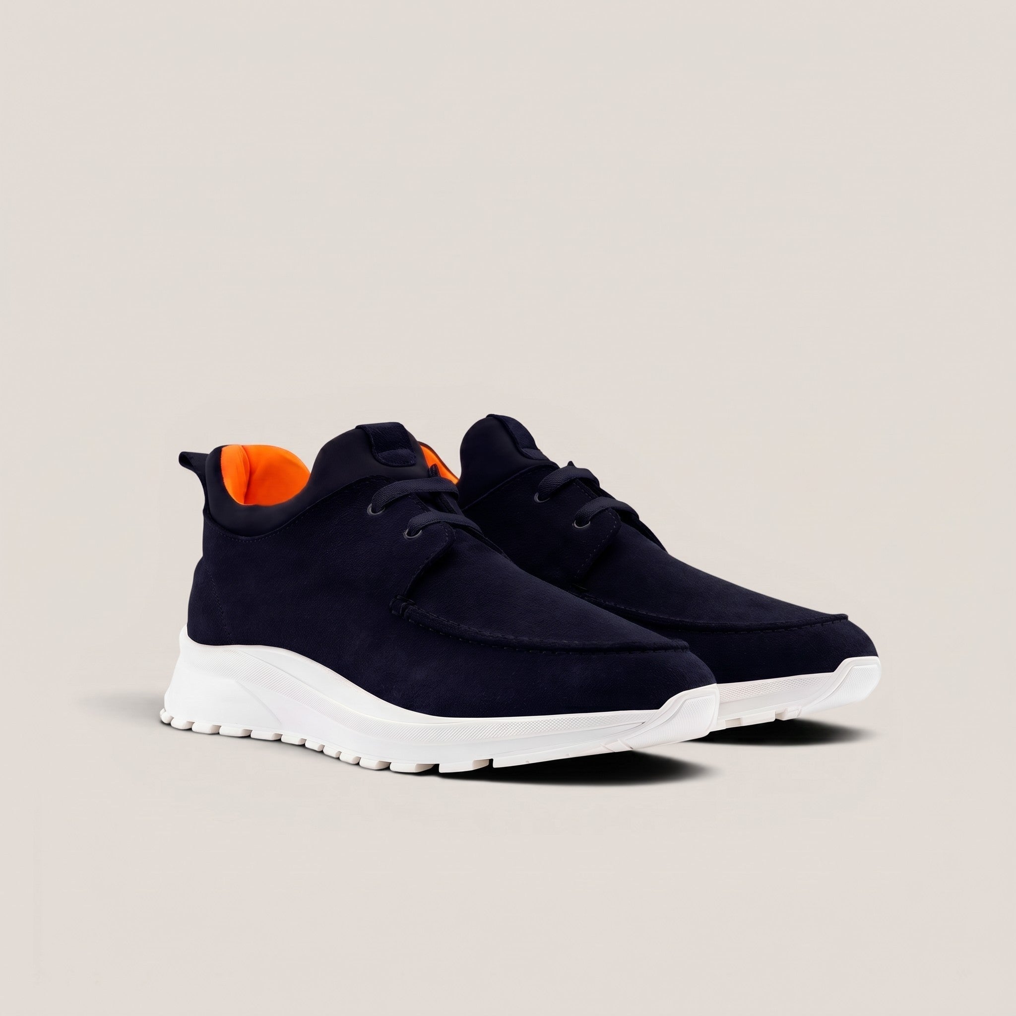 Soho 01 V² sneakers in dark navy Italian Mastrotto suede