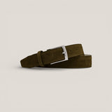 Suede Belt - Camouflage Green