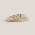 Suede Belt - Cappuccino Beige — Belts | Reinhard Frans