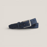 Suede Belt - Ocean Blue