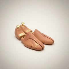 Shoe trees made from North American cedar wood