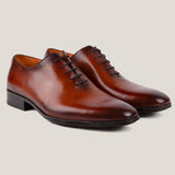 Vienna24 Cognac Patina Leren Wholecut Oxfords