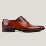 Vienna24 Cognac Patina Leren Wholecut Oxfords