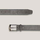 Whisper grey Suede Belt